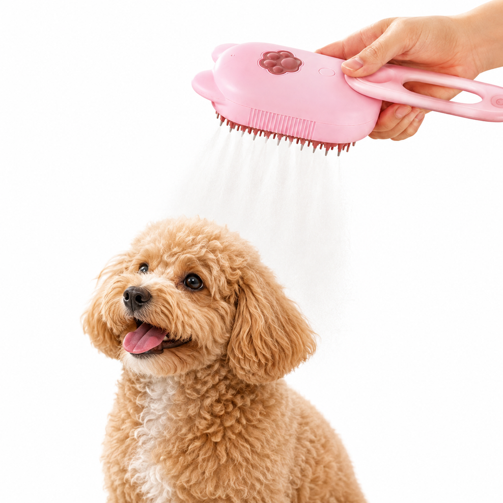 Solvane 2-in-1 Electric Pet Spray Mist Comb